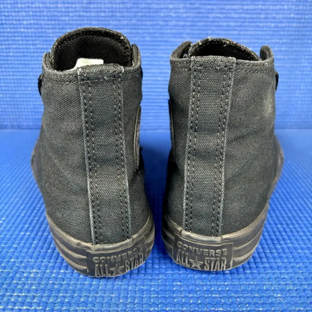 🔴 CONVERSE ALL STAR CHUCK TAYLOR Kids-Boys Size 13 Black Hi-Top Shoes 3S121